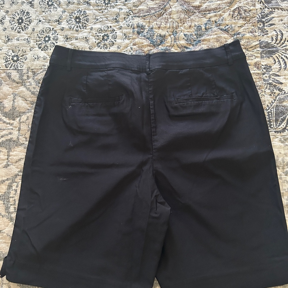 Lane Bryant Black Bermuda Shorts - Picture 2 of 6